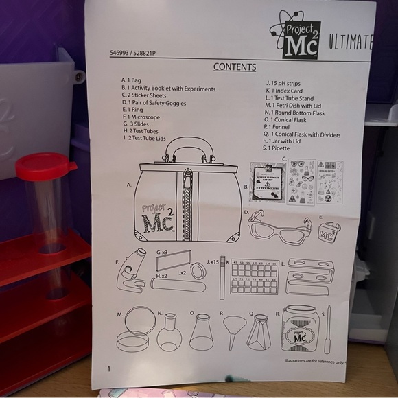 Complete Rare PURPLE Ultimate Lab Kit from Project MC2 Contains all Accessories - Picture 4 of 12